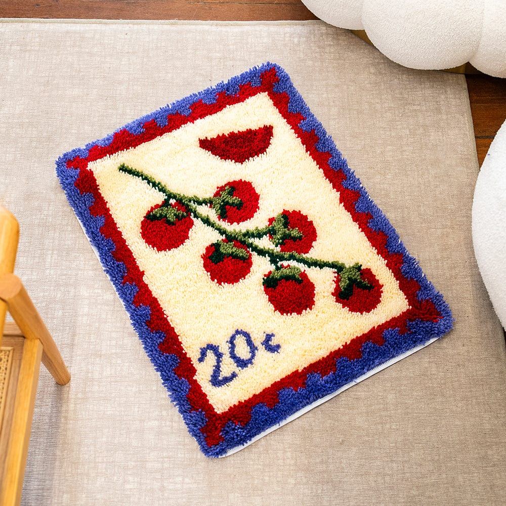 Tomato Stamps - XL Latch Hook Rug Kit