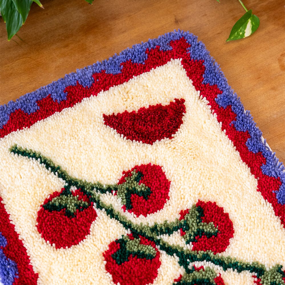 Tomato Stamps - XL Latch Hook Rug Kit