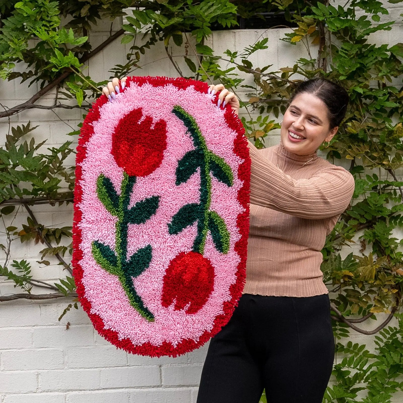TULIP FEVER - PARIS Latch Hook Rug Making Kit | Craft Club