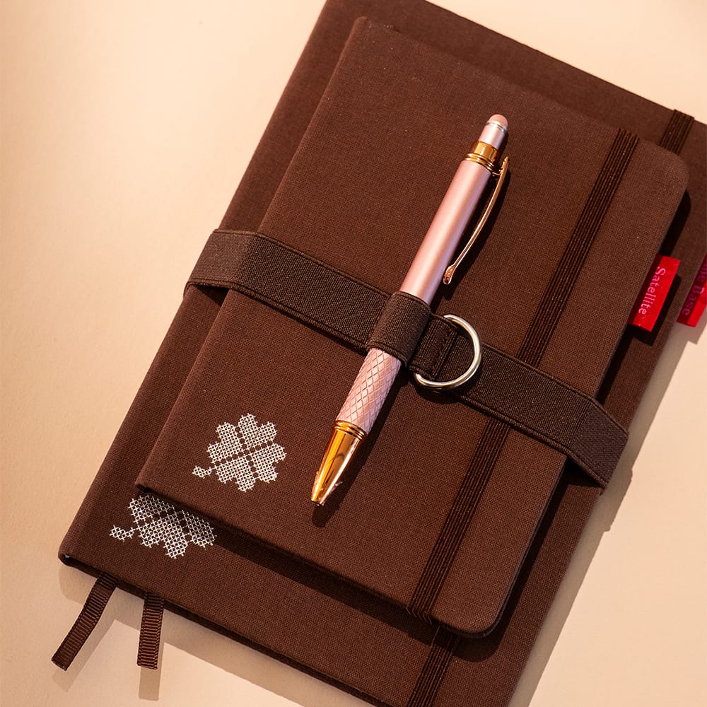 Craft Club Co CHOCOLATE BROWN SATELLITE - Orbit Journal