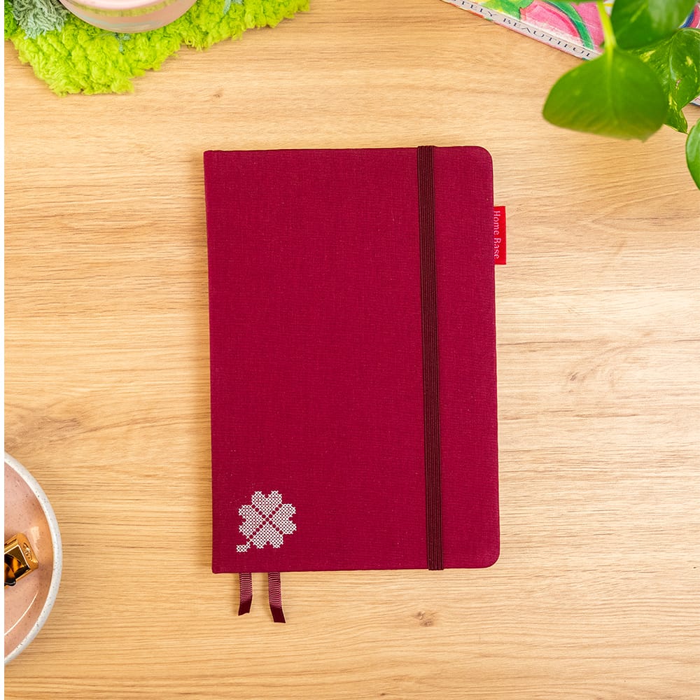 Craft Club Co MULBERRY RED HOME BASE - Orbit Journal