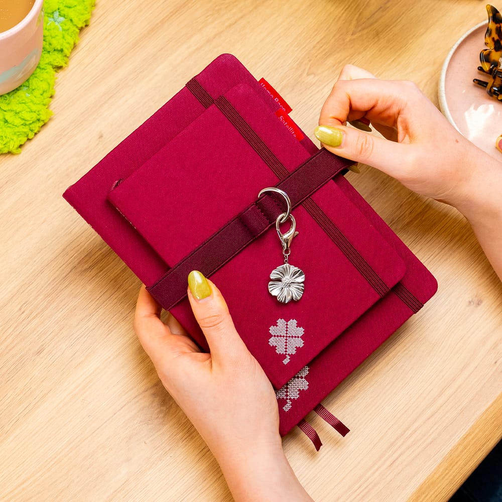 Craft Club Co MULBERRY RED SATELLITE - Orbit Journal