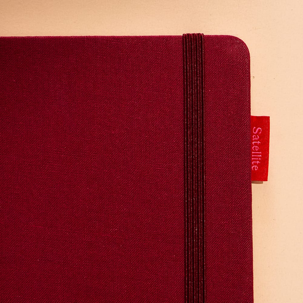 Craft Club Co MULBERRY RED SATELLITE - Orbit Journal