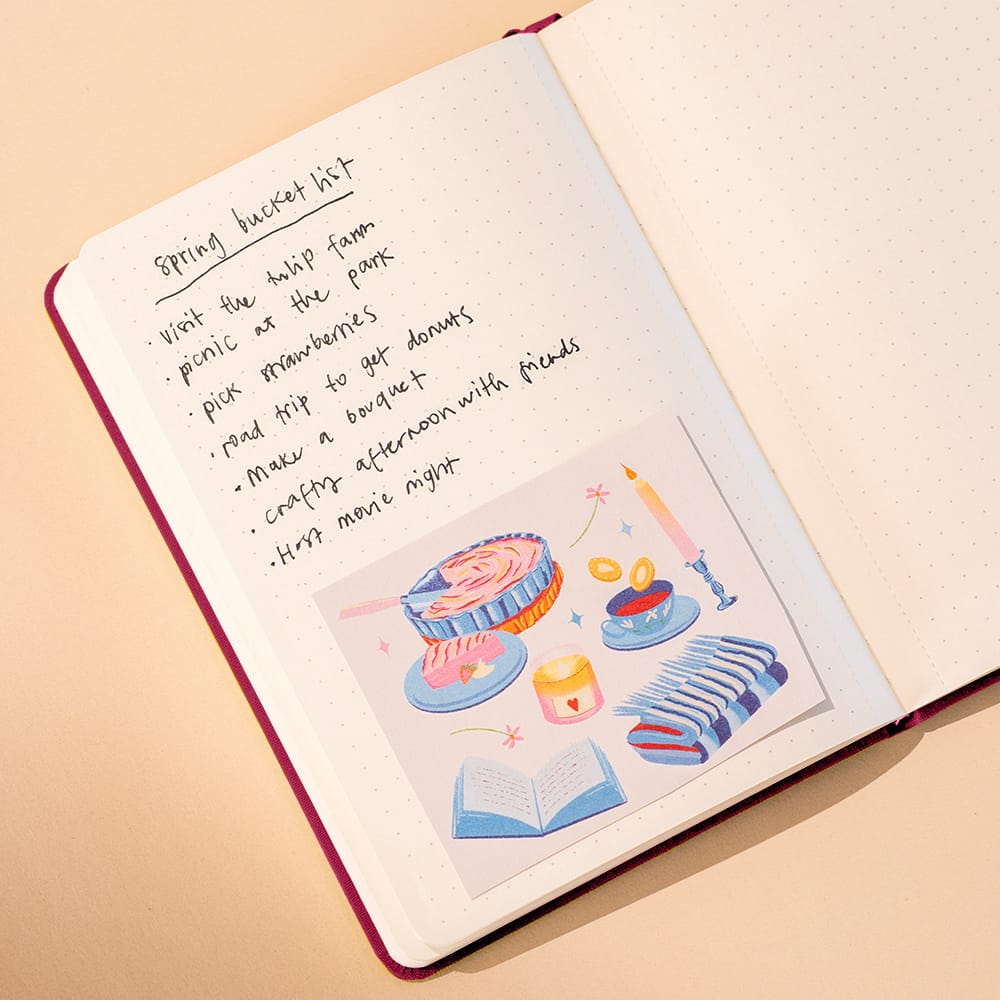 Craft Club Co MULBERRY RED SATELLITE - Orbit Journal
