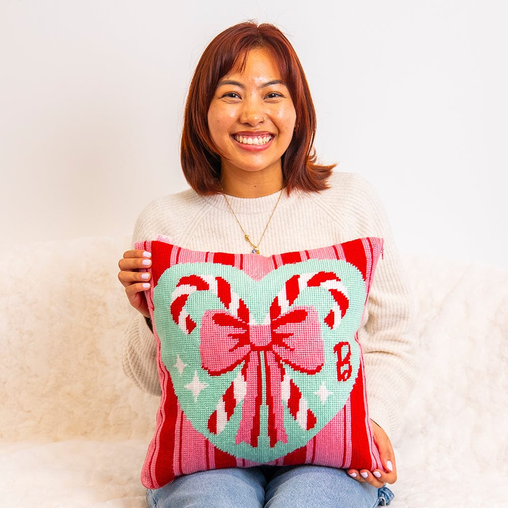 Craft Club Co BARBIE™ CANDY CANE - Tapestry Needlepoint Cushion Kit