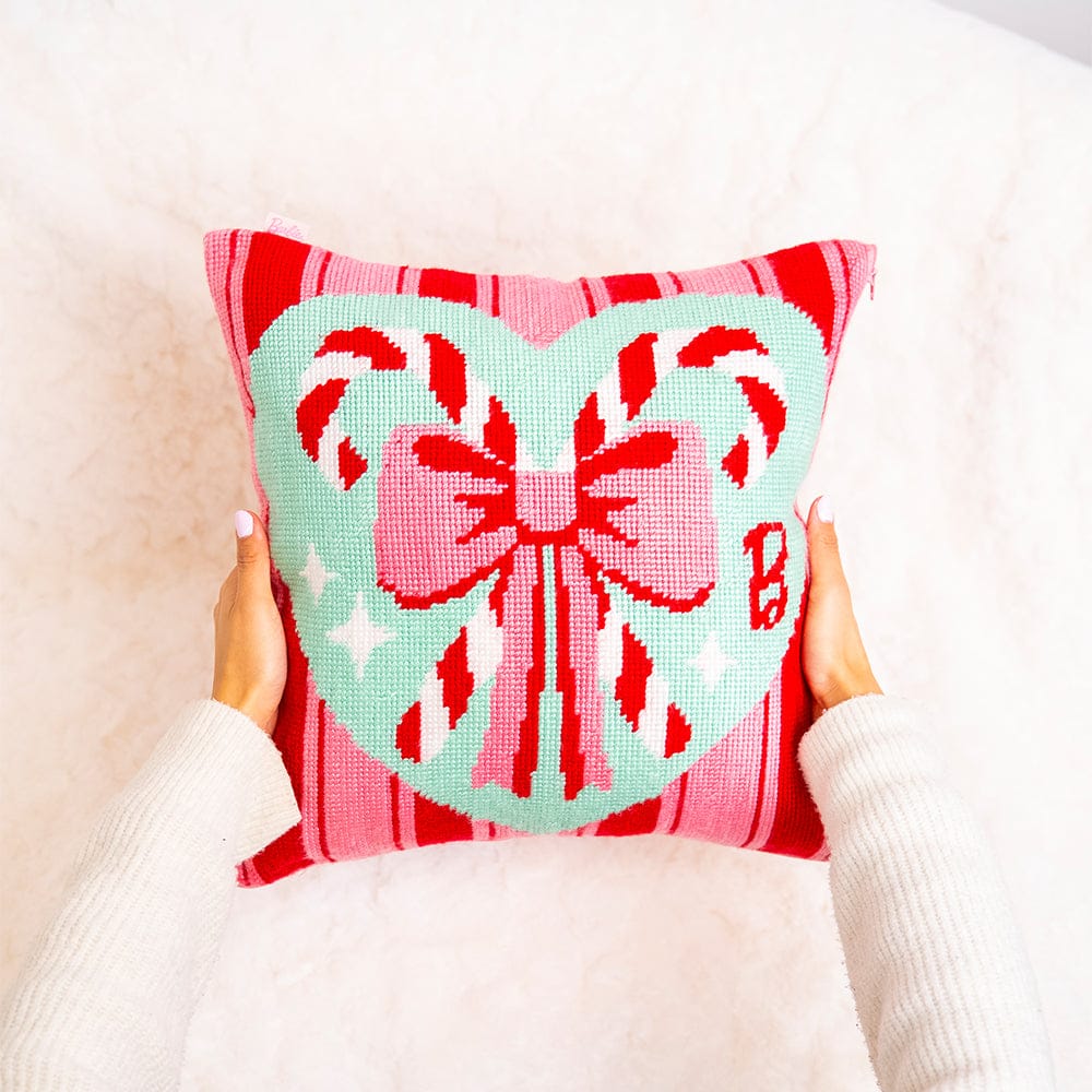 Craft Club Co BARBIE™ CANDY CANE - Tapestry Needlepoint Cushion Kit