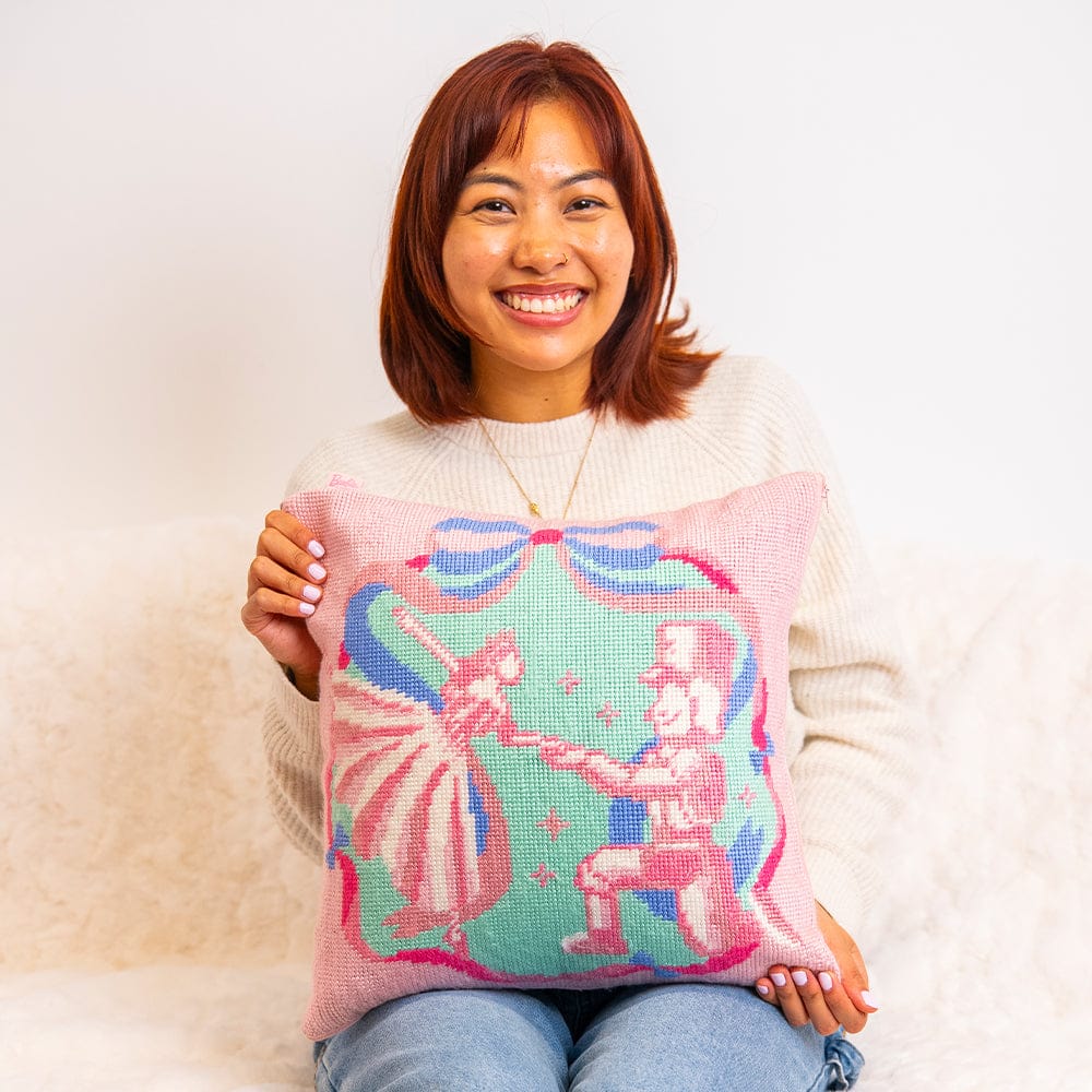 Craft Club Co BARBIE™ & NUTCRACKER - Tapestry Needlepoint Cushion Kit