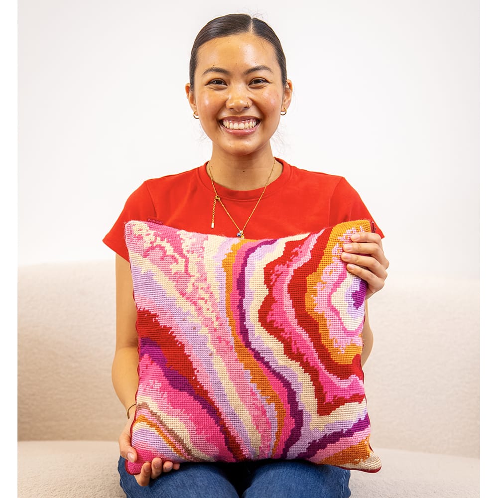 Craft Club Co LACE AGATE - Tapestry Needlepoint Cushion Kit