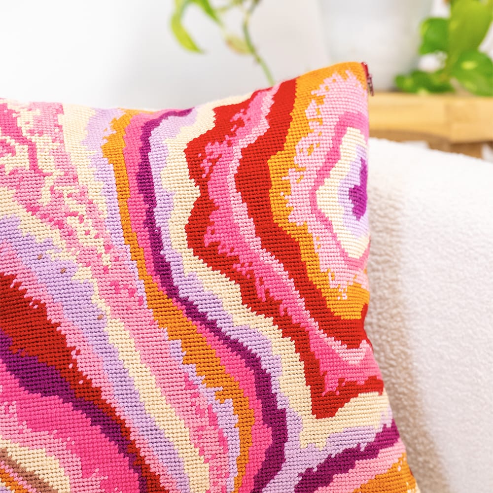 Craft Club Co LACE AGATE - Tapestry Needlepoint Cushion Kit