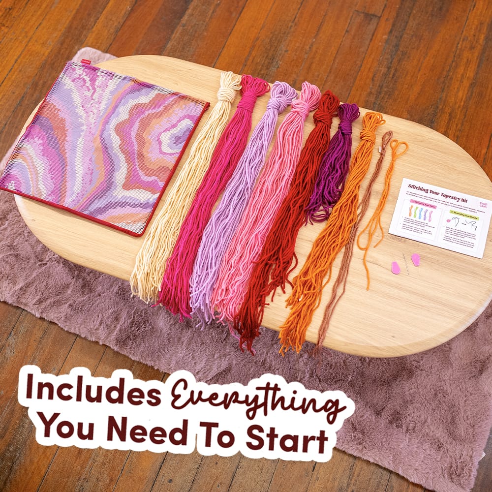 Craft Club Co LACE AGATE - Tapestry Needlepoint Cushion Kit