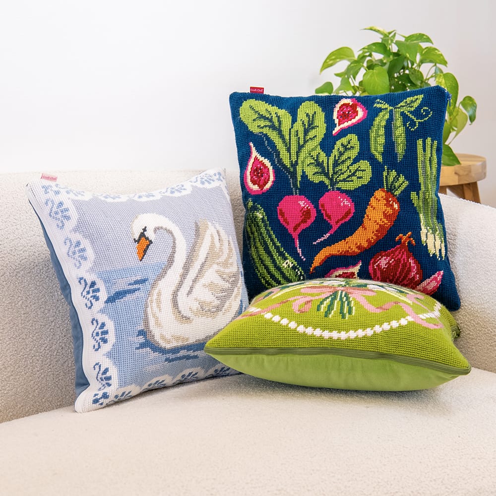 Craft Club Co SUNDAY MARKET - Tapestry Needlepoint Cushion Kit