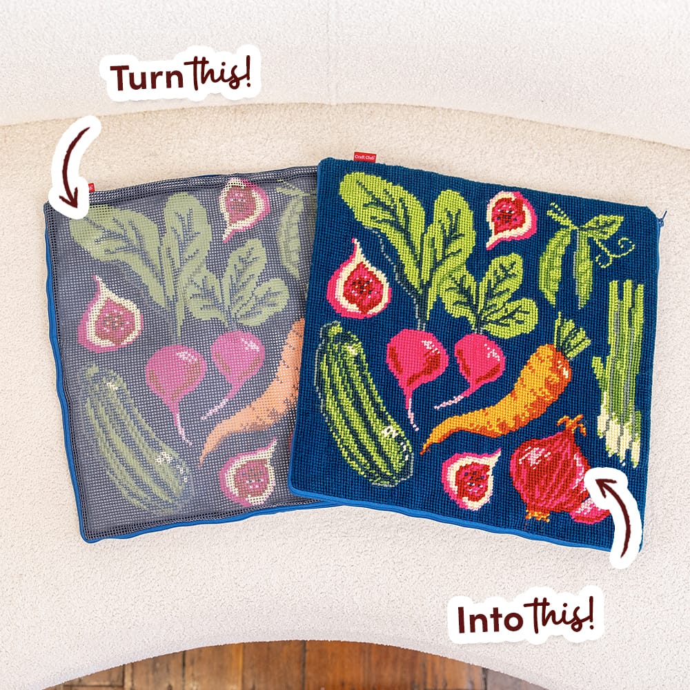 Craft Club Co SUNDAY MARKET - Tapestry Needlepoint Cushion Kit