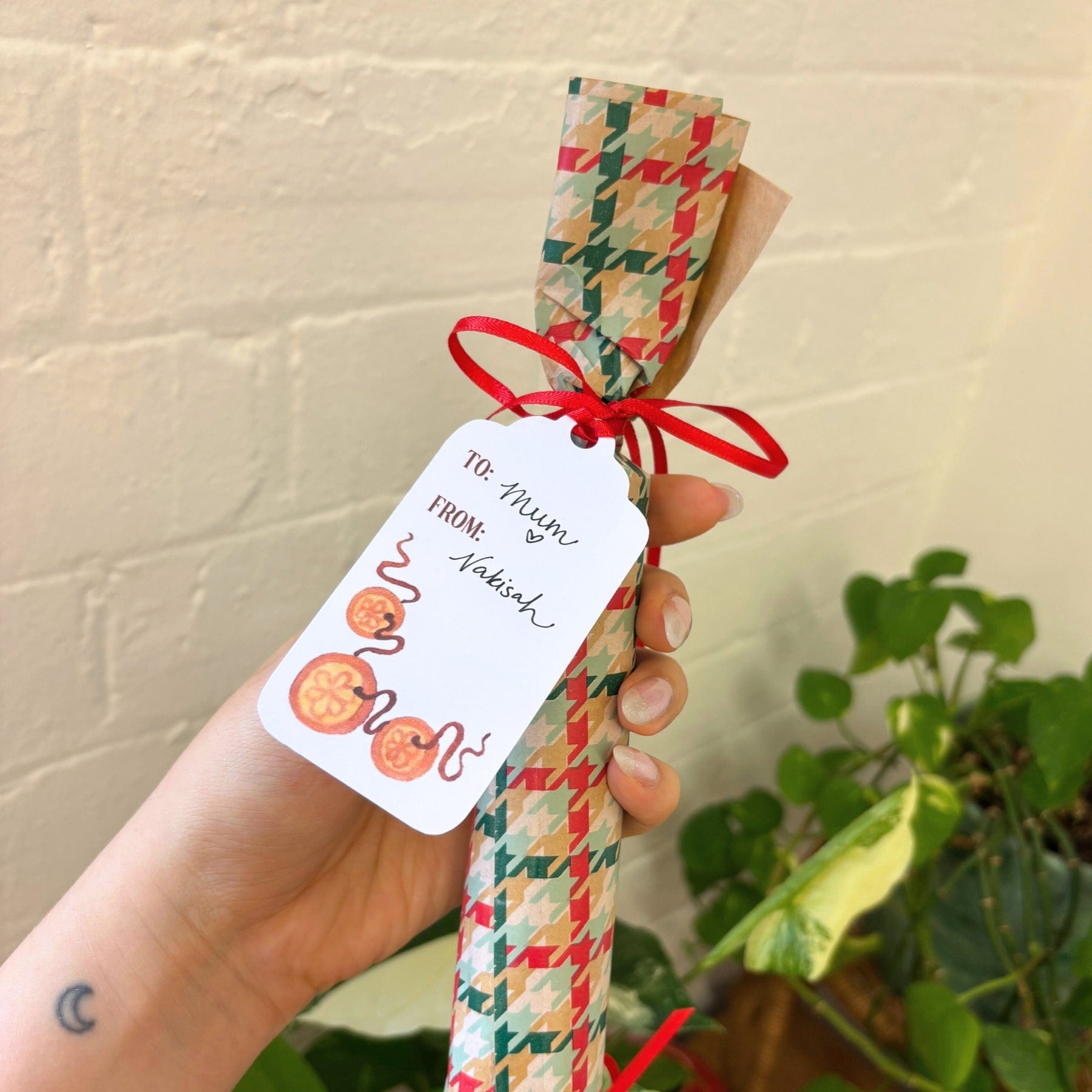 Craft Club Co Watercolour Gift Tags | Festive Wrapping | PDF Print Out