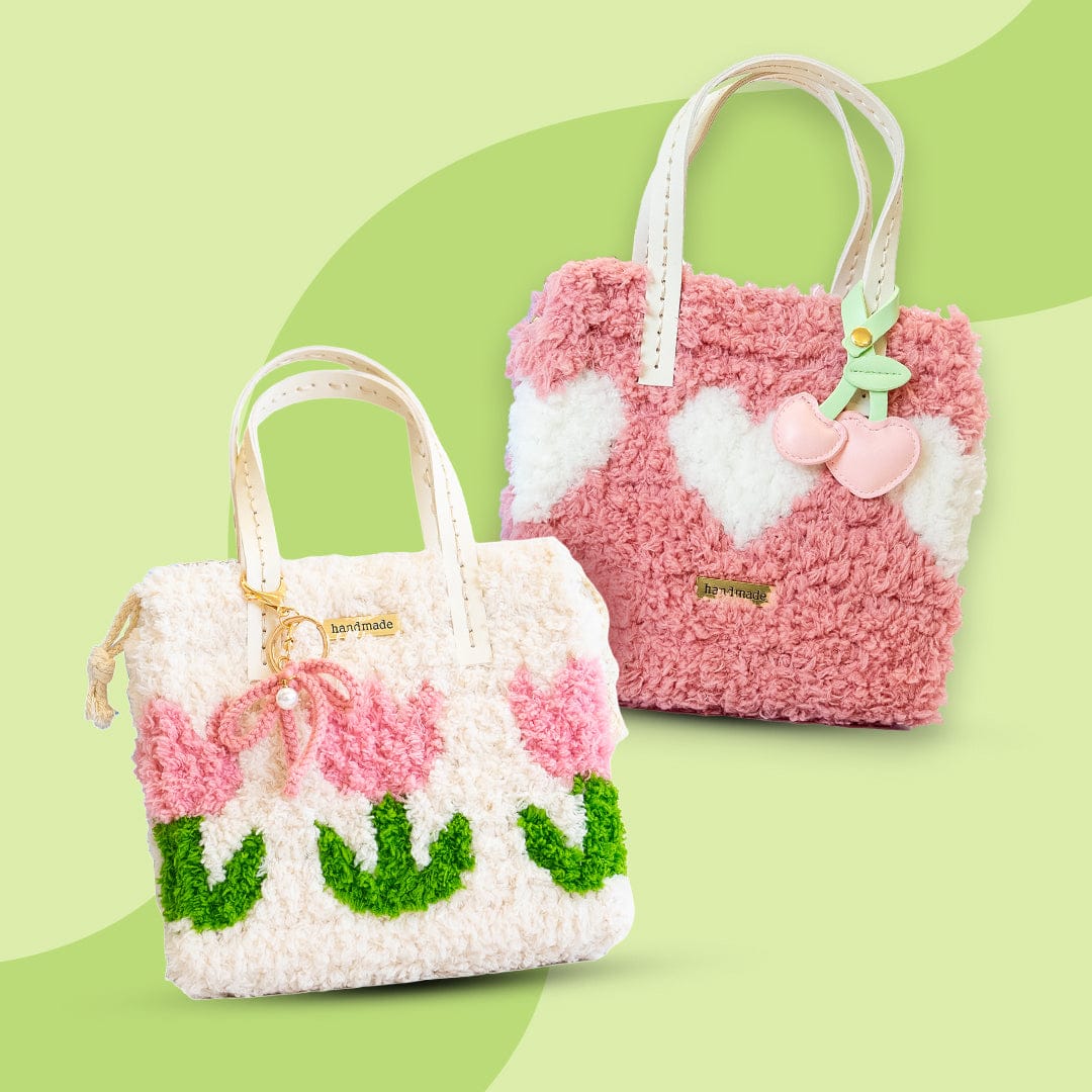 Craft Club Co PRETTY IN PINK - Woven Bag Bundle