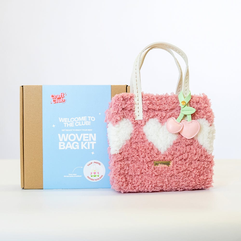 Craft Club Co HEARTBREAKER - BLUSH Woven Tote Bag Kit