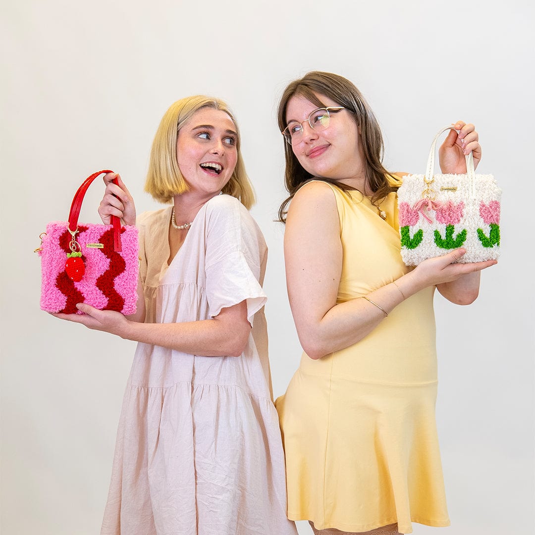 Craft Club Co Tulip | Pastel | Woven Handbag DIY Kits