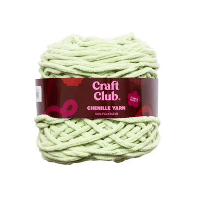 Craft Club Co Sage Green Chenille Yarn