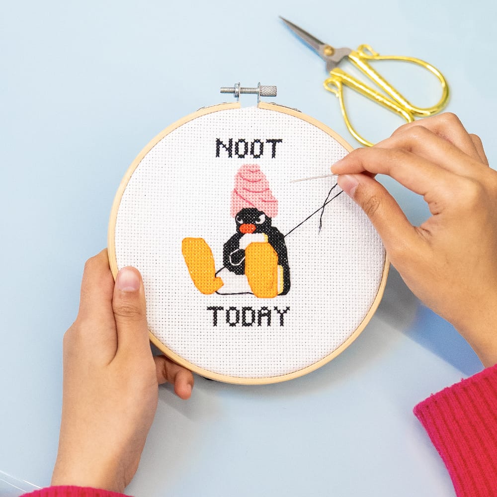 Craft Club CHEEKY PINGU™ - Cross Stitch Trio Kit