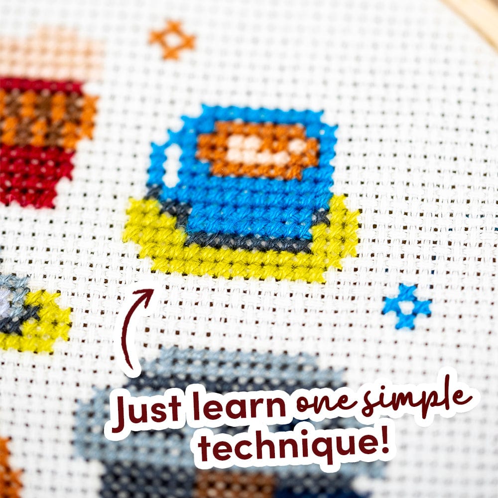 Craft Club COFFEE BREAK - Cross Stitch Kit