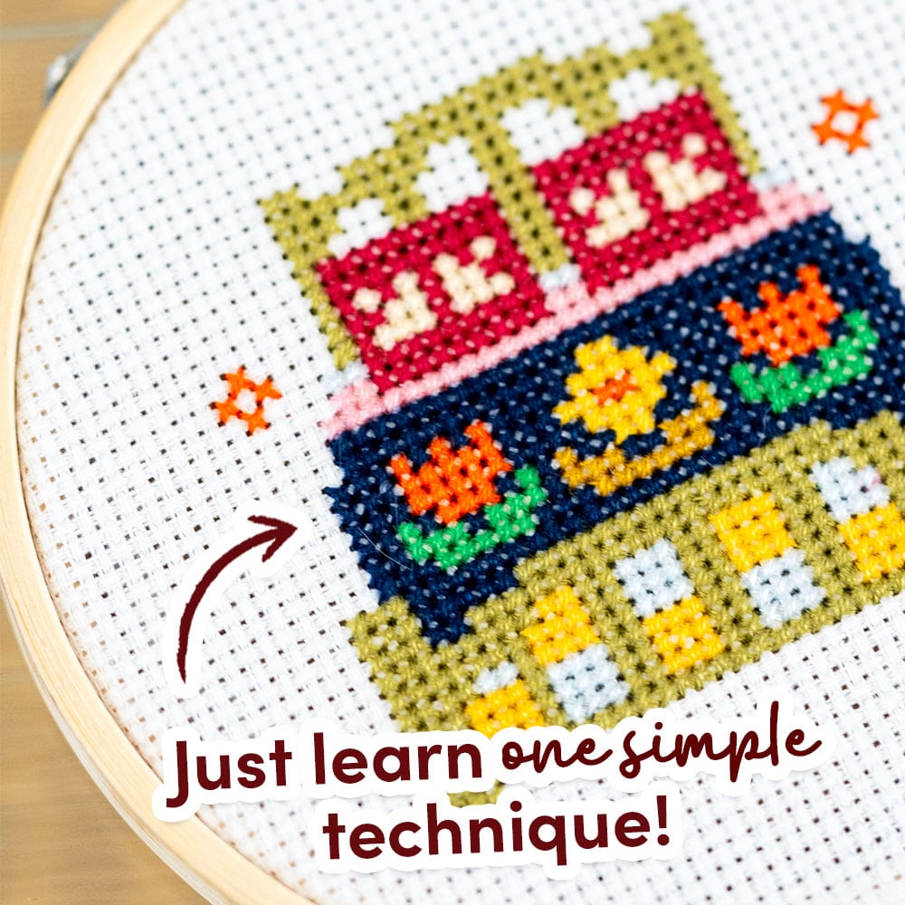 COZY COTTAGE MINIS - Cross Stitch Kit