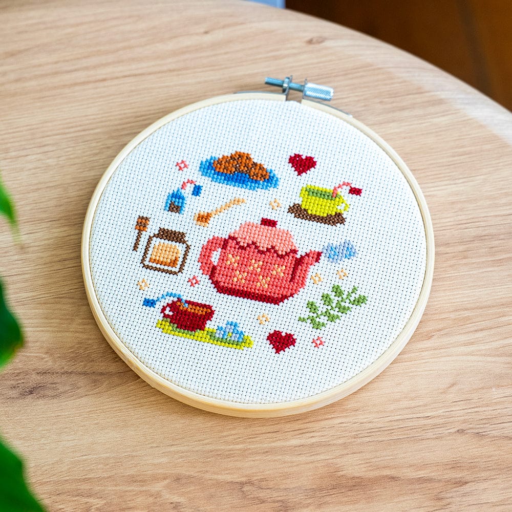 Craft Club TEA TIME - Cross Stitch Kit