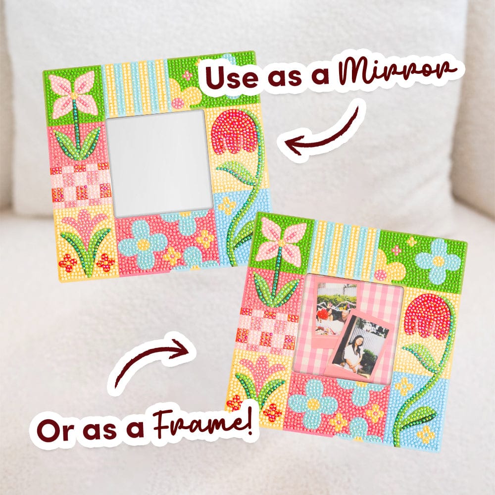 Craft Club Collage Club - Diamond Painting Mirror Frame Kit