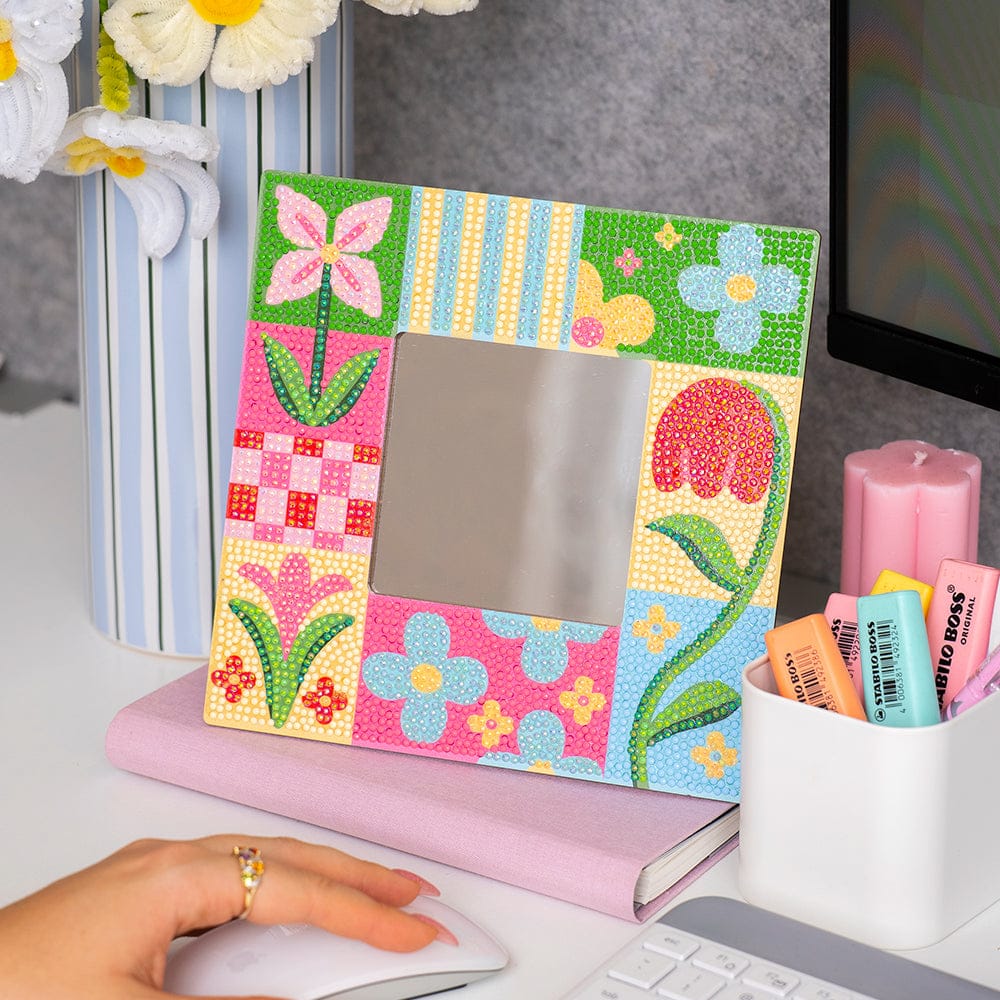 Craft Club Collage Club - Diamond Painting Mirror Frame Kit