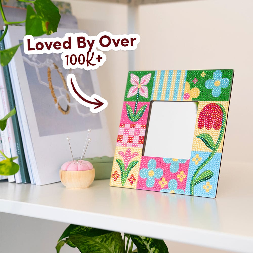 Craft Club Collage Club - Diamond Painting Mirror Frame Kit