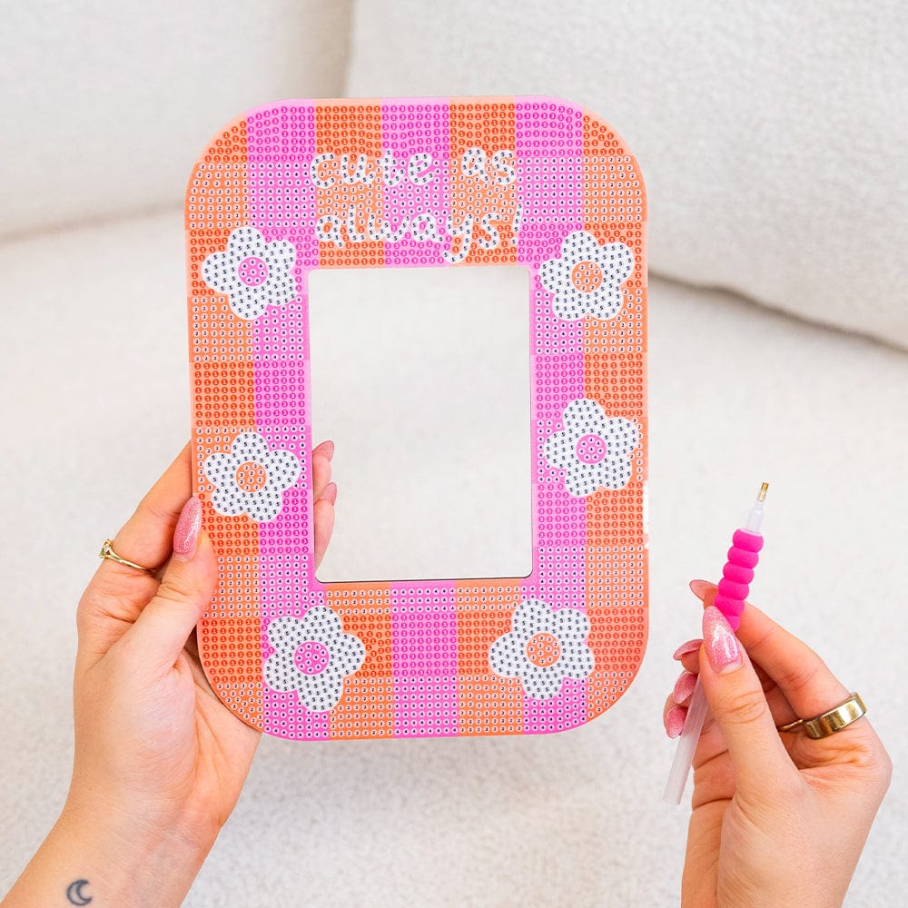 Craft Club Cute As Always - Diamond Painting Mirror Frame Kit