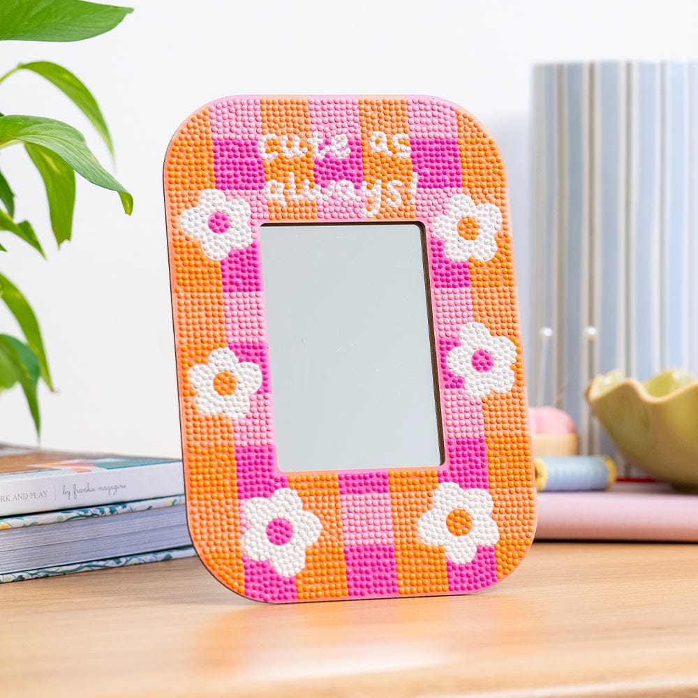 Craft Club Cute As Always - Diamond Painting Mirror Frame Kit