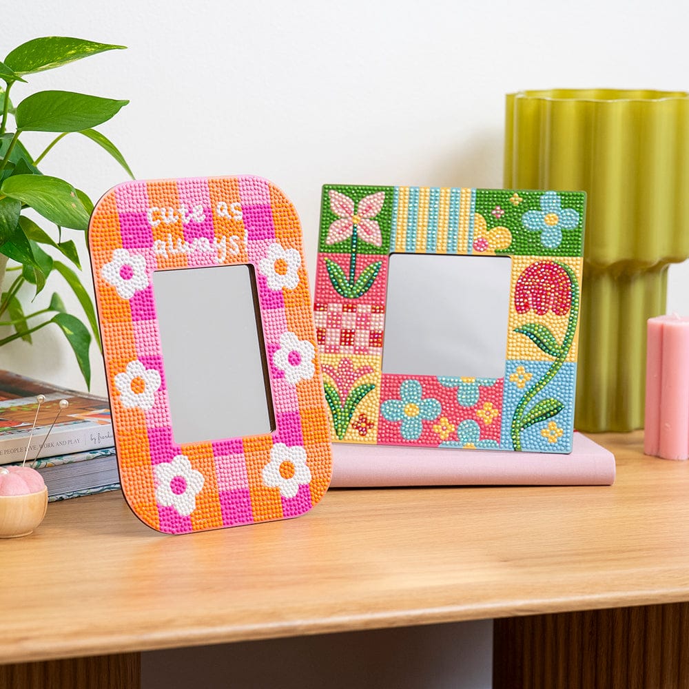 Craft Club Cute As Always - Diamond Painting Mirror Frame Kit