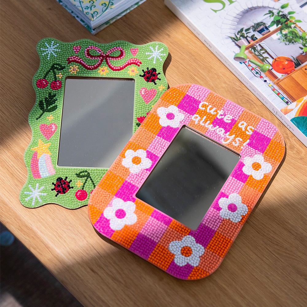 Craft Club Cute As Always - Diamond Painting Mirror Frame Kit