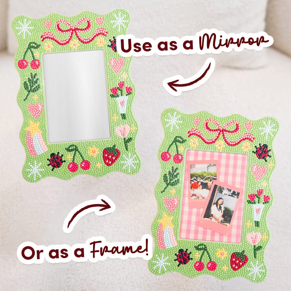 Craft Club Tiny Treasures - Diamond Painting Mirror Frame Kit