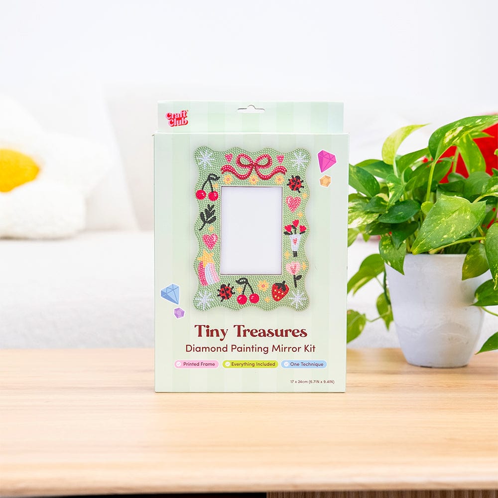 Craft Club Tiny Treasures - Diamond Painting Mirror Frame Kit