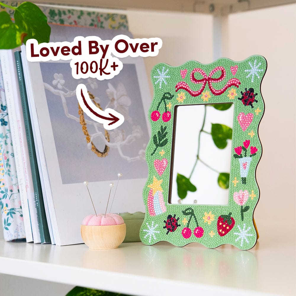 Craft Club Tiny Treasures - Diamond Painting Mirror Frame Kit