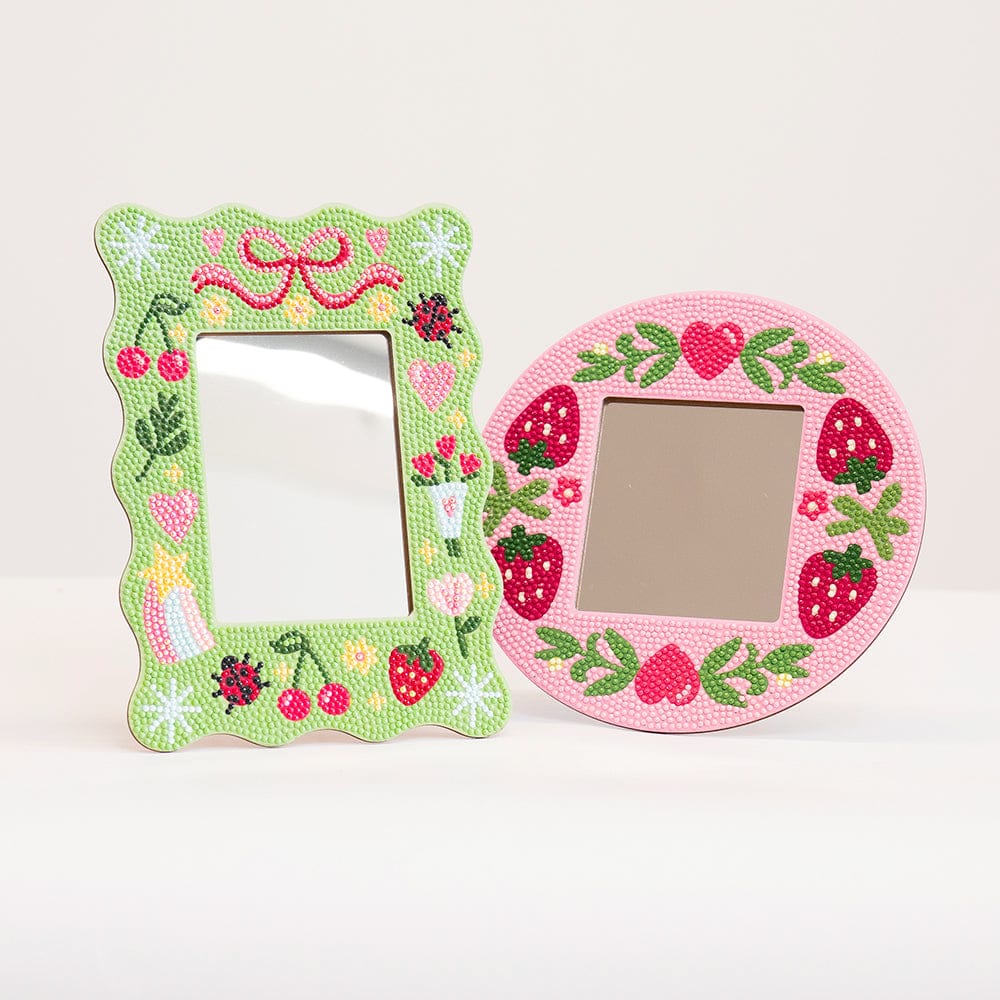 Craft Club Tiny Treasures - Diamond Painting Mirror Frame Kit