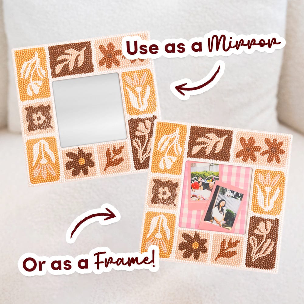 Craft Club Tuscan Tiles - Diamond Painting Mirror Frame Kit