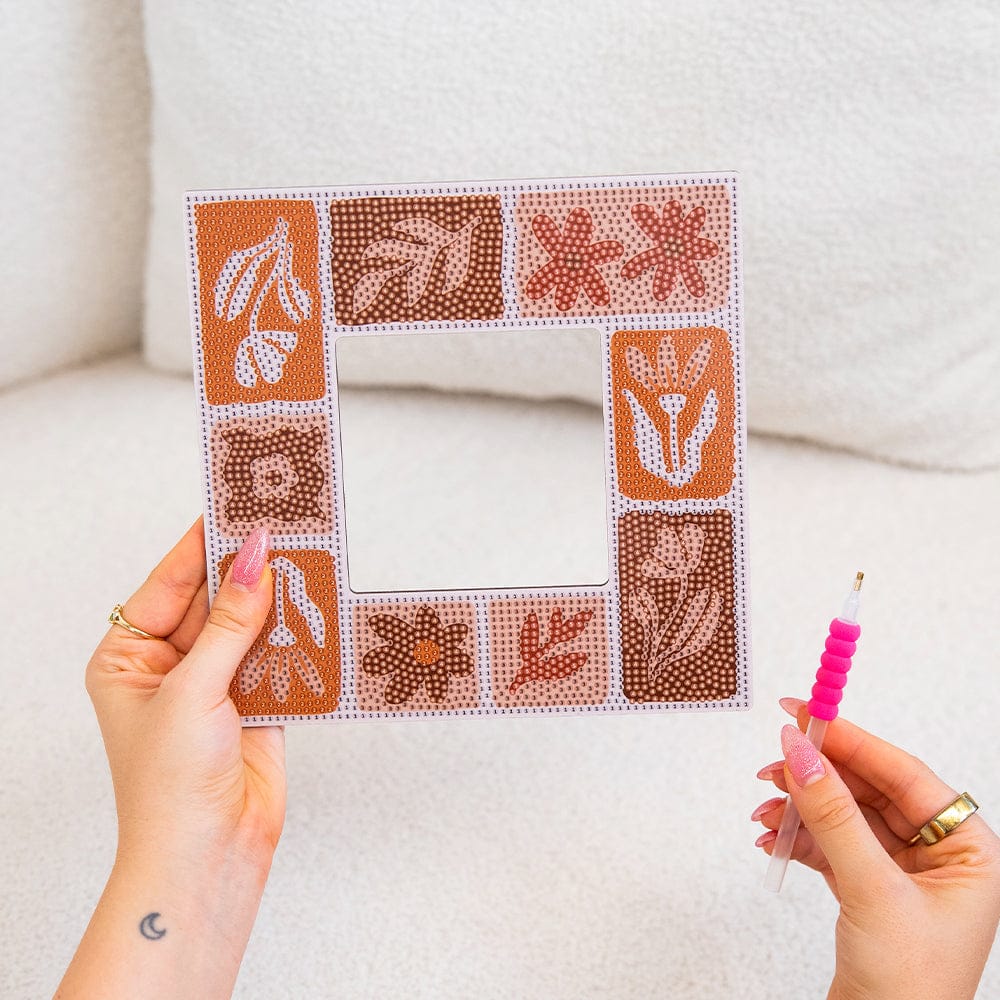 Craft Club Tuscan Tiles - Diamond Painting Mirror Frame Kit