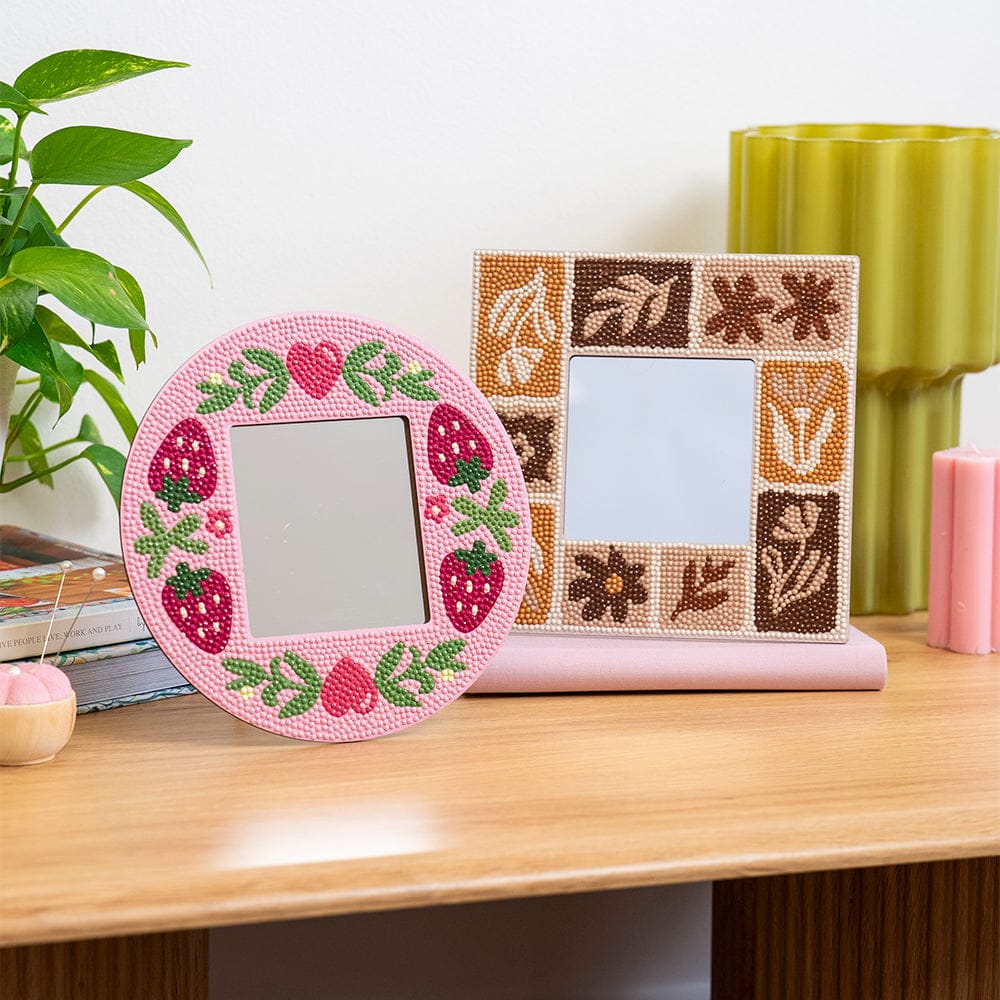 Craft Club Tuscan Tiles - Diamond Painting Mirror Frame Kit