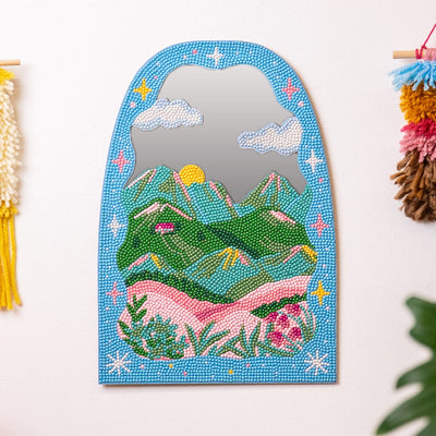 Craft Club Valley of Dreams - Diamond Painting Mirror Wall Hanging Kit