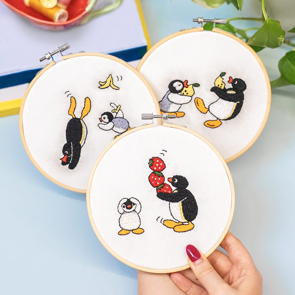 Craft Club FRUITY PINGU™ - Embroidery Kit