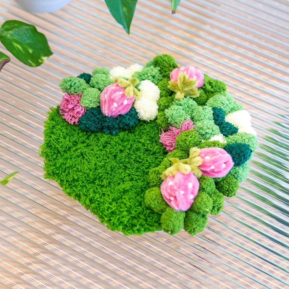 Craft Club PINK STRAWBERRY -  Moss Coaster Kit