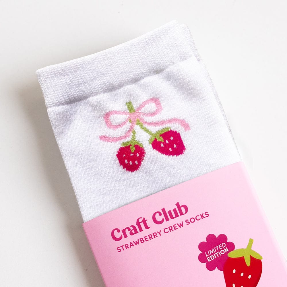 Craft Club STRAWBERRY - Crew Socks