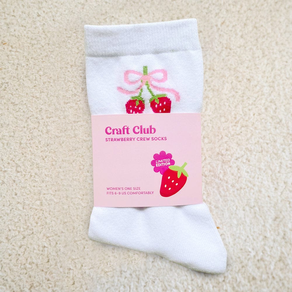 Craft Club STRAWBERRY - Crew Socks