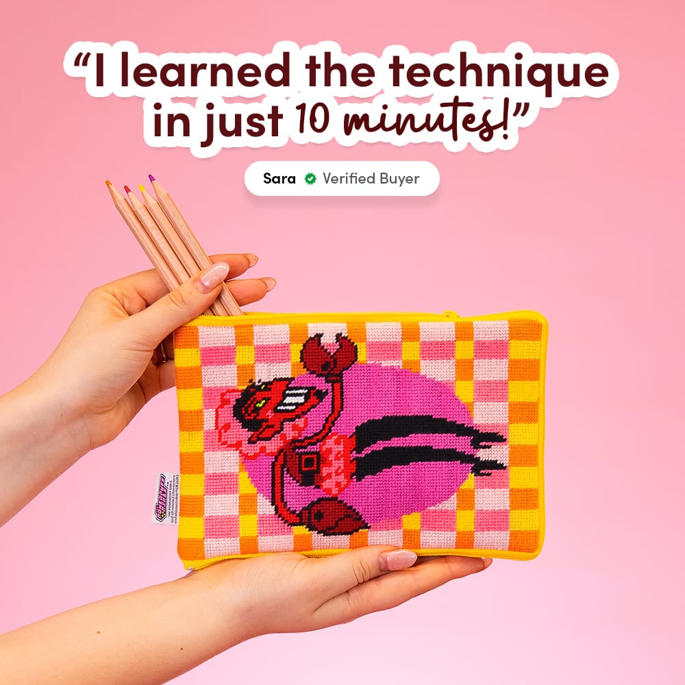 Craft Club HIM - Needlepoint Pouch Kit