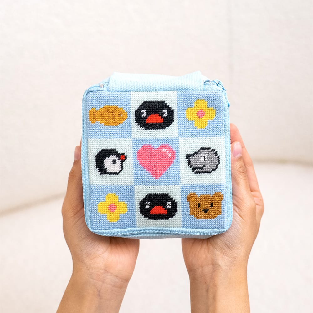 Craft Club PINGU™ & FRIENDS - Needlepoint Pouch Kit