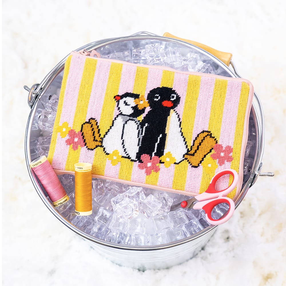Craft Club PINGU™ & PINGA - Needlepoint Pouch Kit