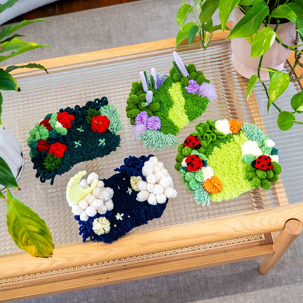 LAVENDER FIELD - Moss Coaster Kit