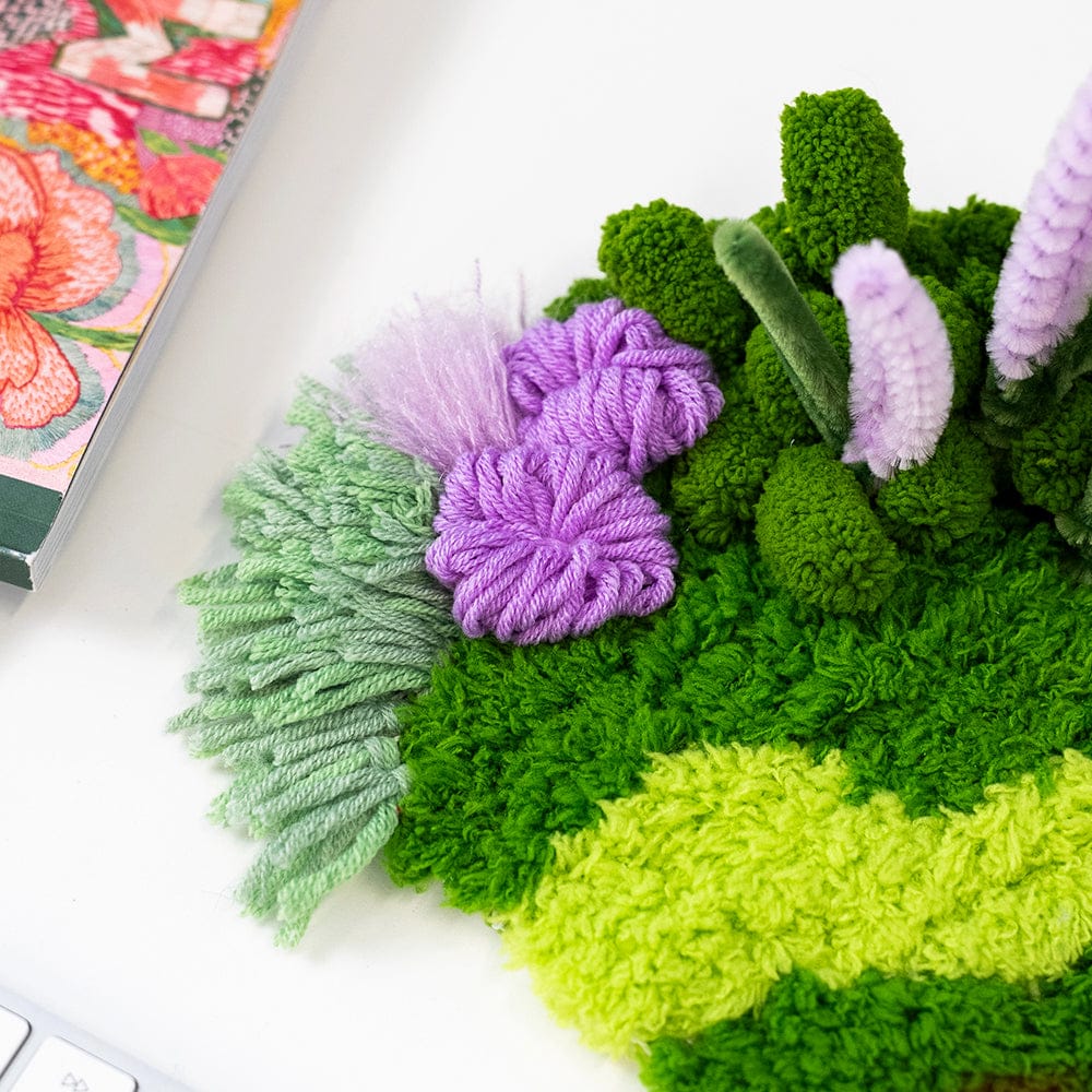 Craft Club LAVENDER FIELD - Moss Coaster Kit