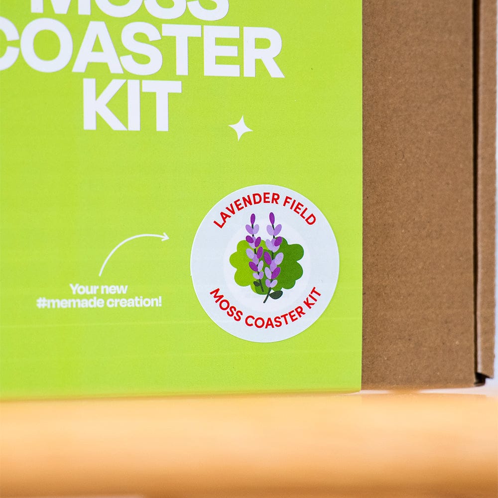 Craft Club LAVENDER FIELD - Moss Coaster Kit